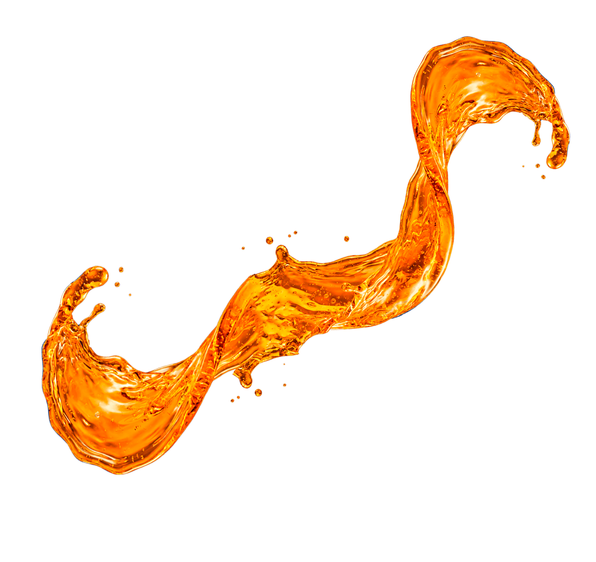 Hero bottle splash decor