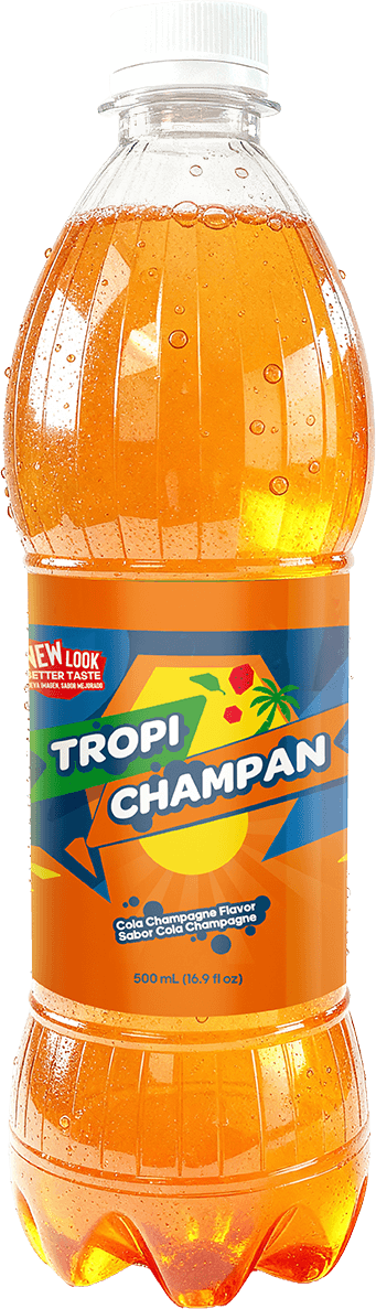 Tropichampan single-serve bottle